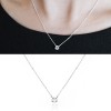 [925 Silver]Basic CZ Necklace