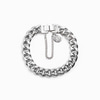 [각인팔찌]Initial Coin Silver Chain Bracelet
