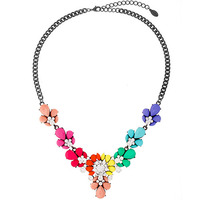 Rainbow Jelly Crystal Necklace